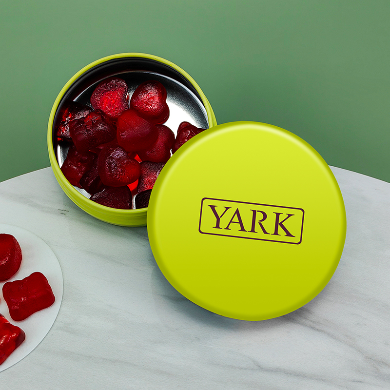 Child Resistant Metal CBD Gummies Tins