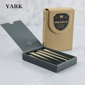 Kraft 5 Pack Paper Insert Preroll Packaging