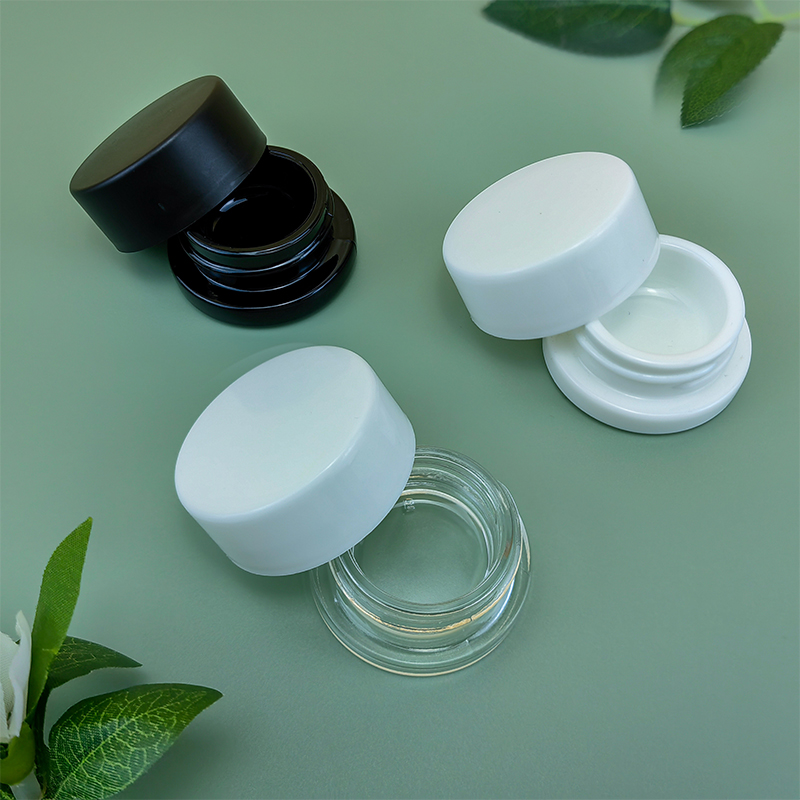 Childproof Lid Cube Wax Concentrate Jars