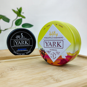 Childproof Round Tin Box
