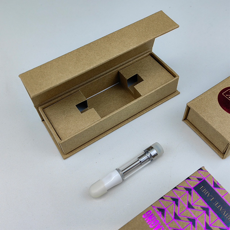 Vape Cartridge Magnetic Packaging Kraft Box