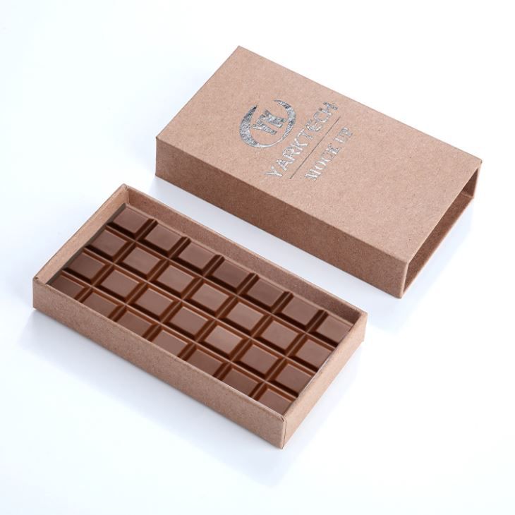 Chocolate Bar Kraft Paper Box